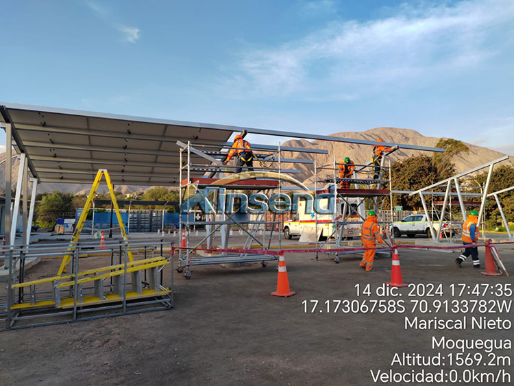 carport solar panel system