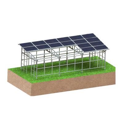 Landwirtschaftliches Solarmontagesystem für Gewächshäuser