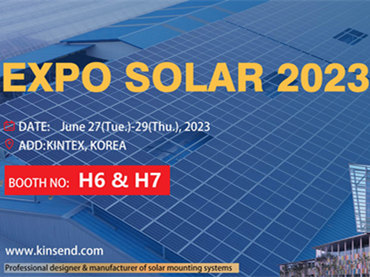 2023 KOREA EXPO SOLAR, Kinsend Stand: H6 & H7